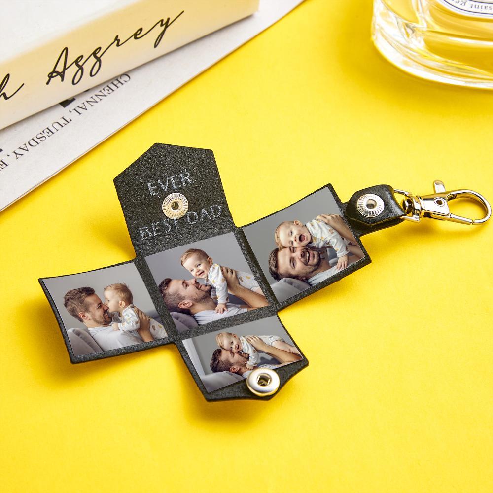 Custom Photo Engraved Keychain Creative Envelope Gifts - mymoonlampau