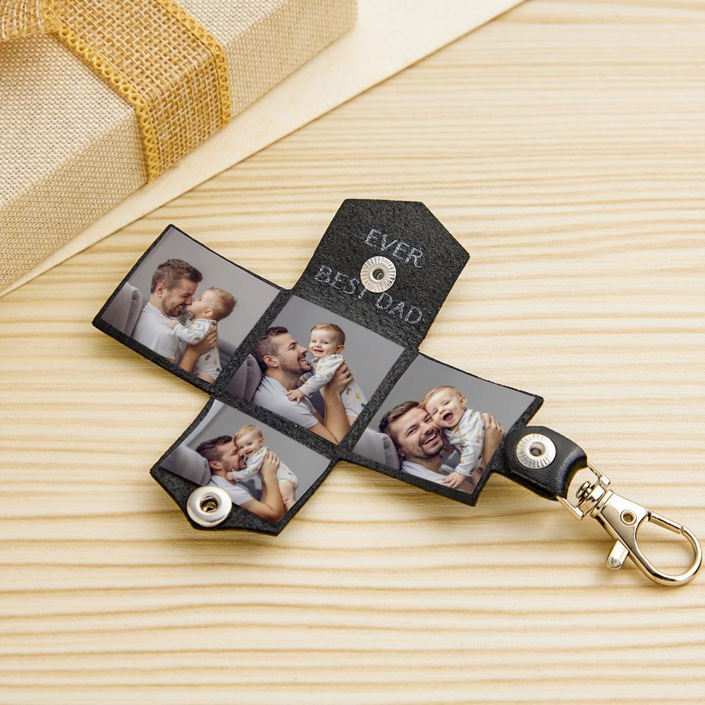 Custom Photo Engraved Keychain Creative Envelope Gifts - mymoonlampau