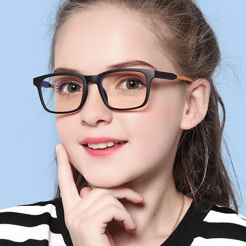 Elves - (Age 7-12)Children Blue Light Blocking Computer Reading Gaming Glasses-Matte Transparent Gray - mymoonlampau
