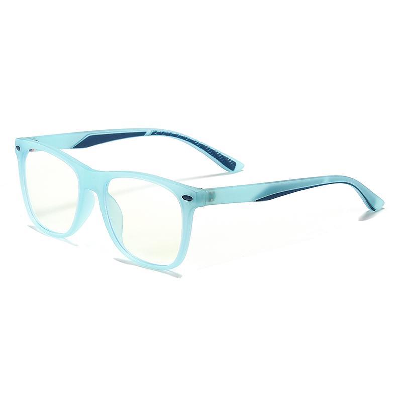 Cutie - (Age 7-12)Children Blue Light Blocking Computer Reading Gaming Glasses - Transparent Blue - mymoonlampau
