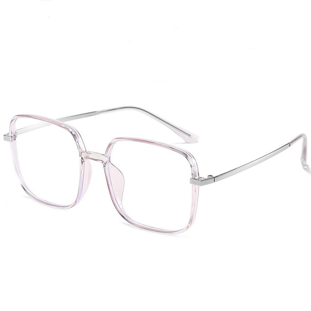Star - Fashion Blue Light Blocking Computer Reading Gaming Glasses - Transparent Purple - mymoonlampau