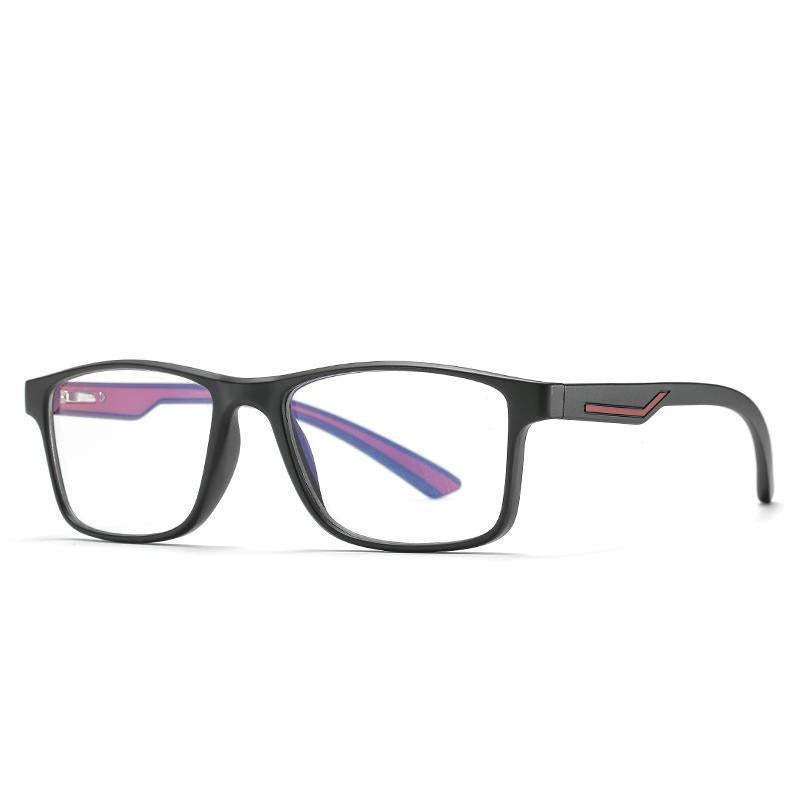 Thoth - (Age 13-18)Teens Blue Light Blocking Computer Reading Gaming Glasses - Matte Black/Red - mymoonlampau