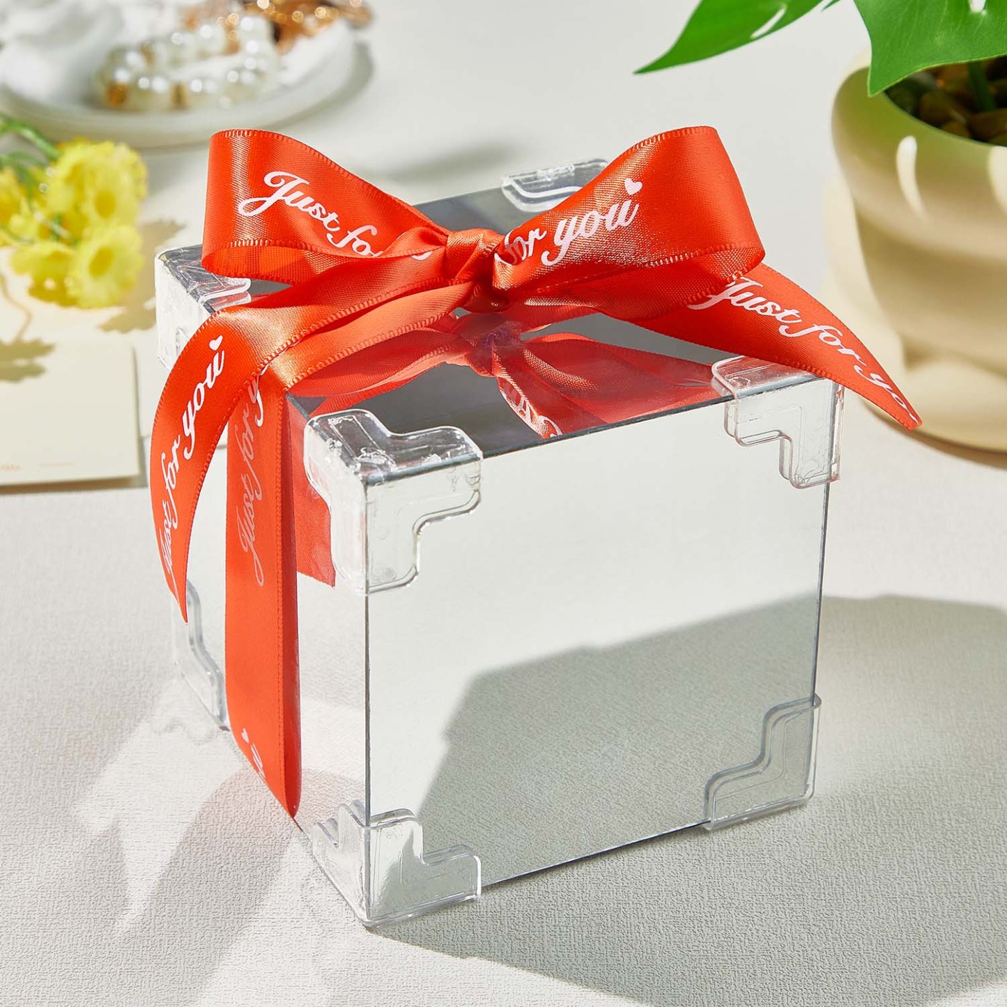 Custom Photo Tulip Flower Infinity Mirror Box Infinity Mirror Flower with Your Picture and Text DIY Kit - MyMoonLampAu