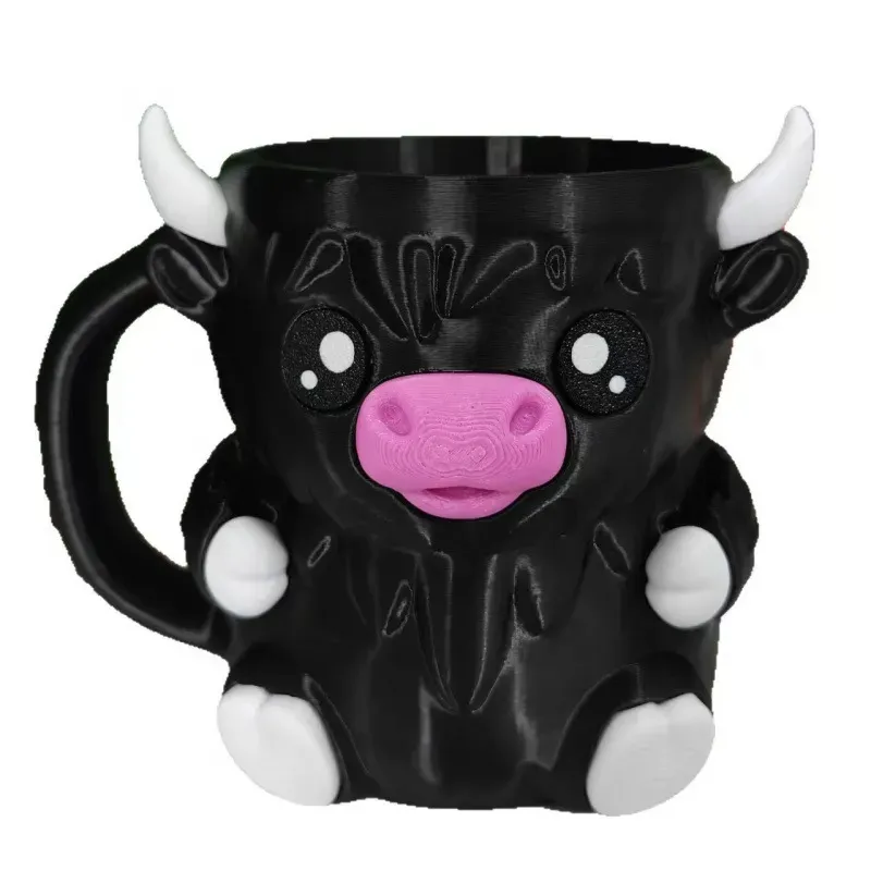 Christmas Gifts Cute Cow Style Ice Cream Pint Holder with Handle and Spoon – Reusable Antifreeze Cooler Sleeve for Ice Cream, Drinks, and Desserts – Funny Cow Gifts for Ice Cream Lovers - MyMoonLampAu