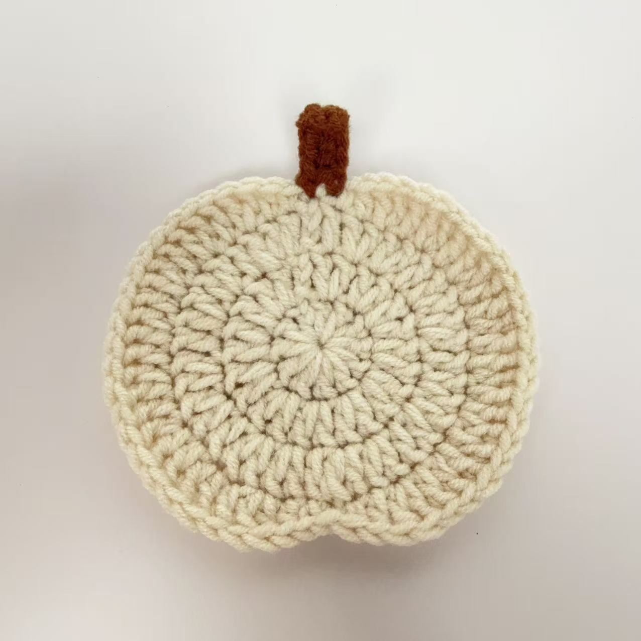 Crochet Pumpkin Coaster Set – 8 Reusable Autumn Drink Coasters That Transform Into 3D Decor For Thanksgiving & Halloween Gift - MyMoonLampAu