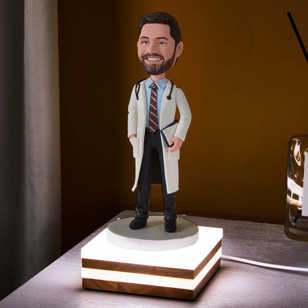 LED Night Light Luminous Base - White Light - CustomBobbleheadsUS