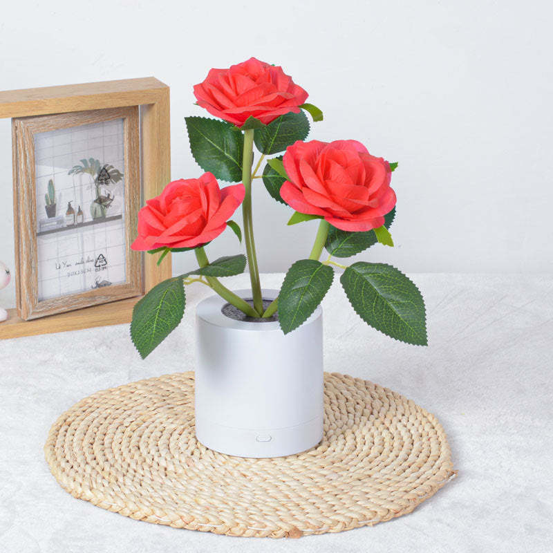 Flowers Table Lamp Rose Night Light Home Decor Gifts for Mother's Day - mymoonlampau