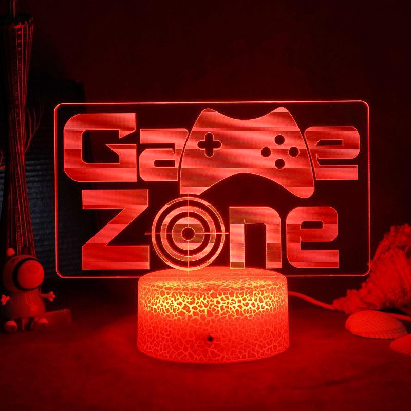3d Night Lamp for Gaming Table Color Changing Game Console Icon Night Lamp Gaming Room Desk Setup Light Gift for Gamer - mymoonlampau
