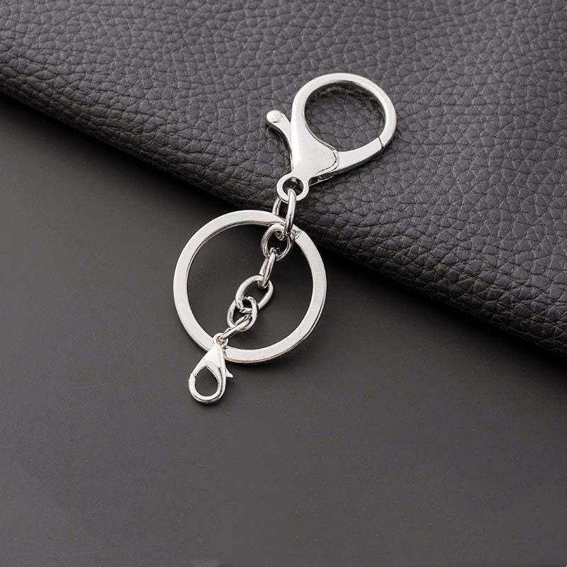 Open Jump Ring with Lobster Clasps and Extension Chain for Jewelry Making DIY Keychain Accessories - mymoonlampau