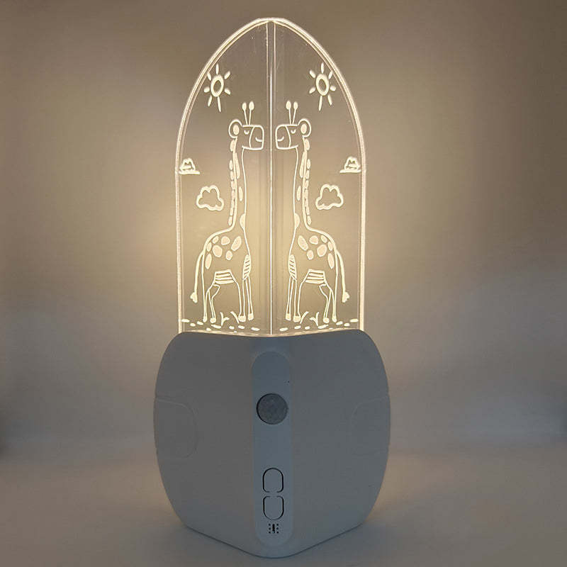 Night Light with Motion Sensor and Dusk to Dawn Sensor Corner Lamp - mymoonlampau