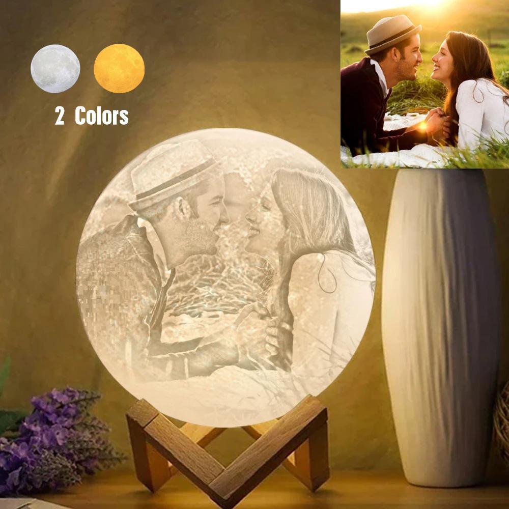 Touch Two Colors Custom Photo Lamp 15cm-20cm Available