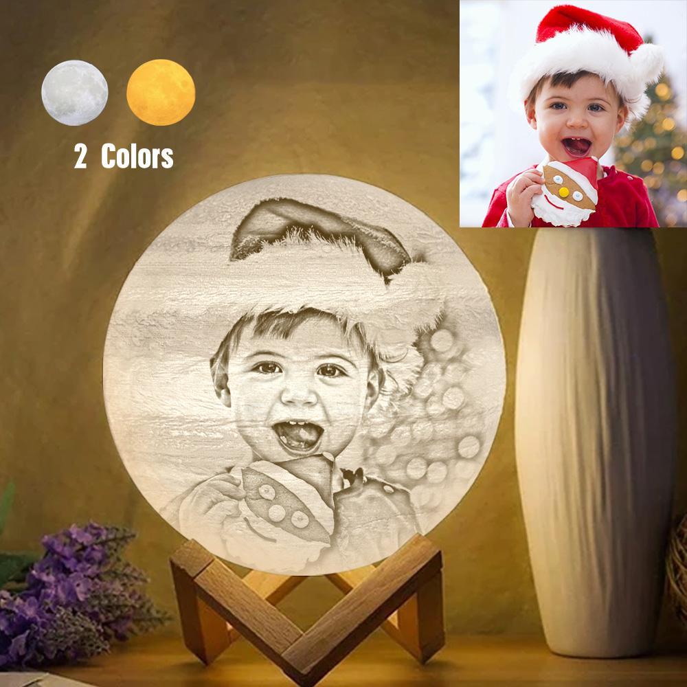 Custom Creative 3D Printed Jupiter Lamp Personalised Gift For Baby - Touch Two Colors (10-20cm)