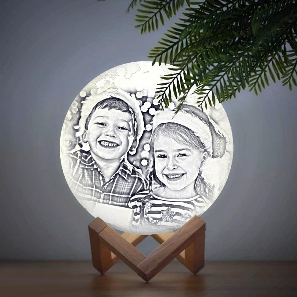 Gift For Friend, Personalized Earth Engraved 3D Printing Earth Light, Lamp Jupiter -Touch Three Colors (10-20cm)