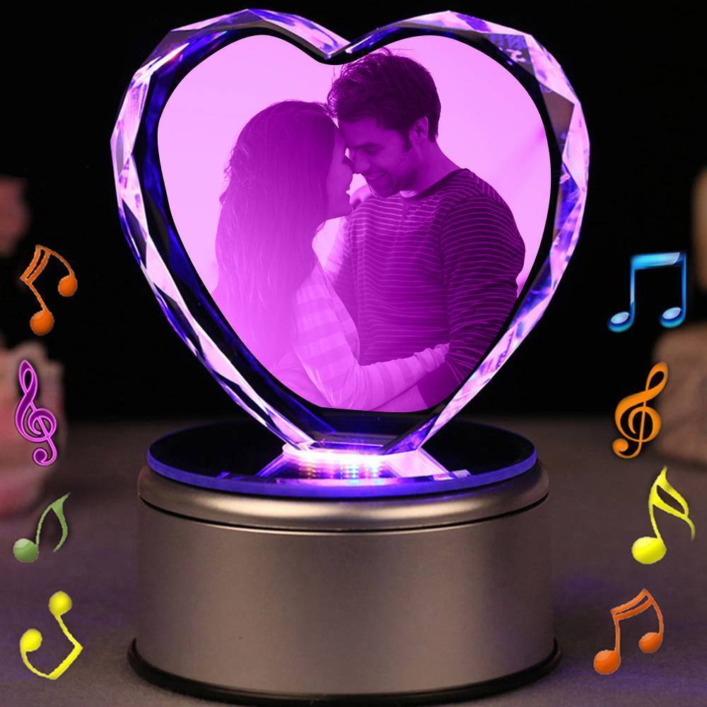 Magic Personalized Photo Night Lamp, Colorful Lights Keepsake Gift