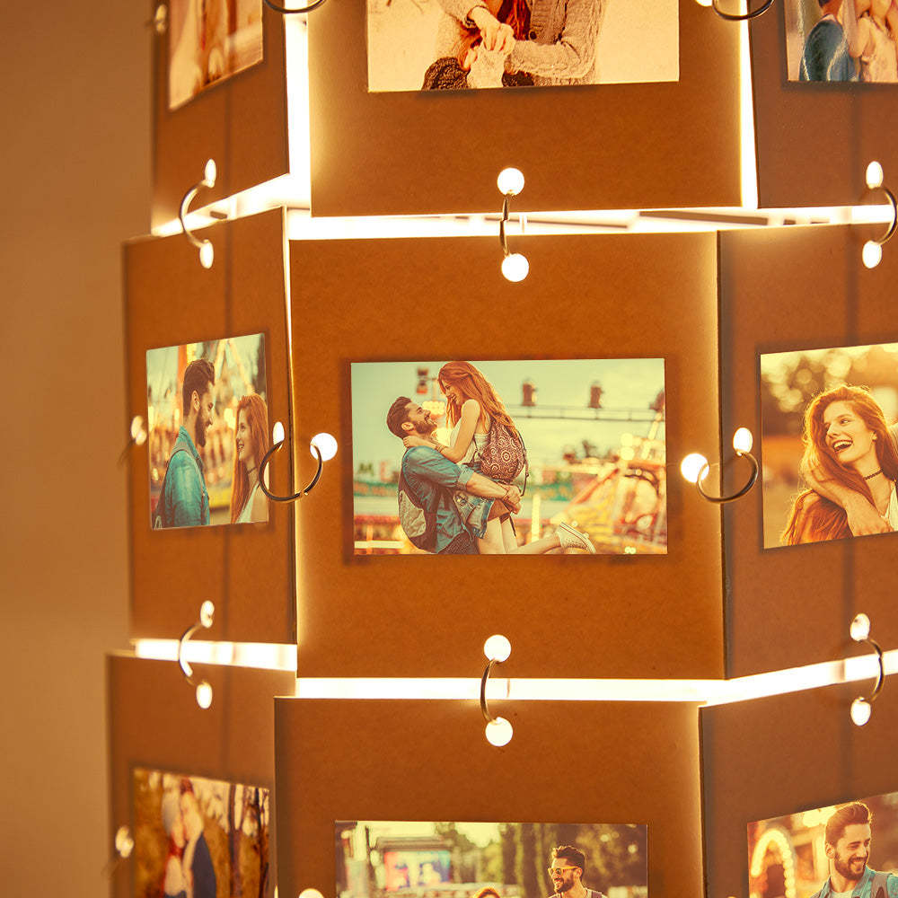 Custom Photo Night Light Personalized Engravable Vintage Film Lamp Family Gift - mymoonlampau