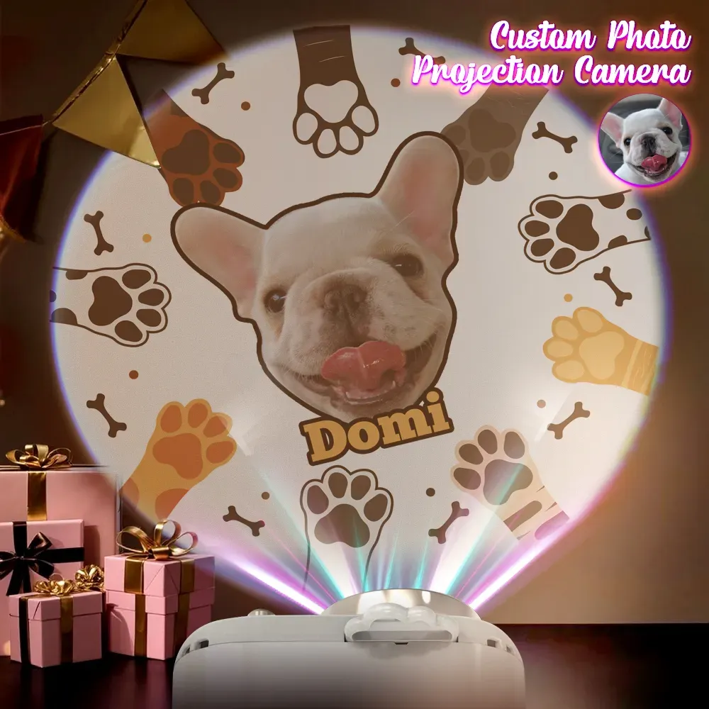 Personalized Projection Camera | Custom Photo & Theme Slide Projector Birthday Gift for Lover Kids - MyMoonLampAu