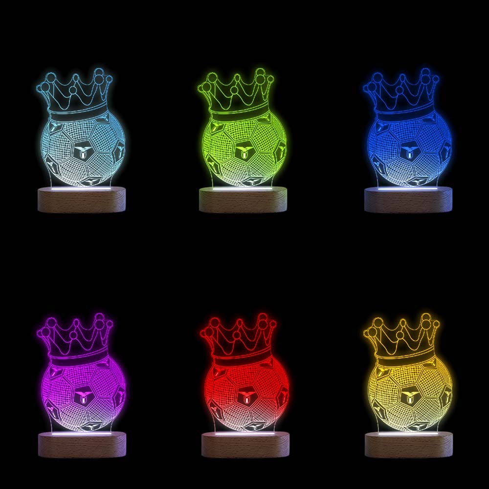 Custom Logo Acrylic Night Light Football Design, Gifts For Fans, Birthday Gifts For Kids - mymoonlampau