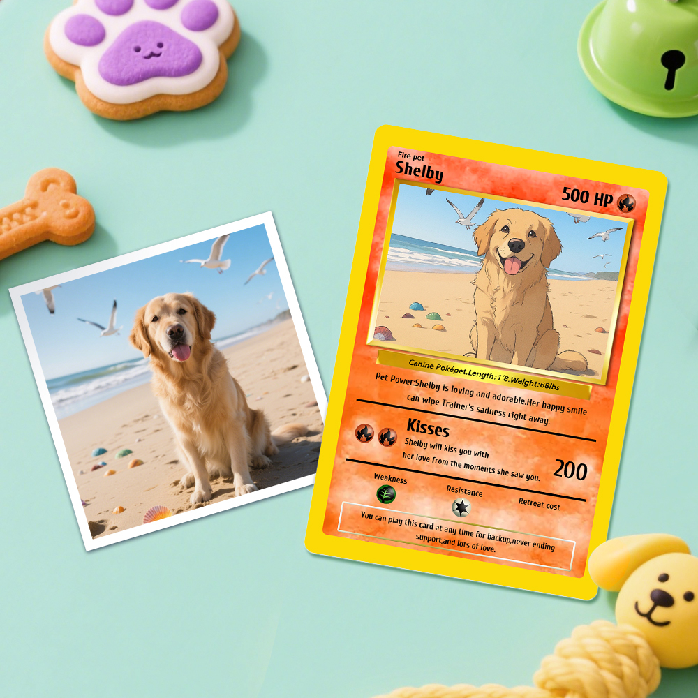 Custom Anime Pet Card Personalized Love Gift for Anniversary, Valentine's Day or Birthday Pet Lover - MyMoonLampAu