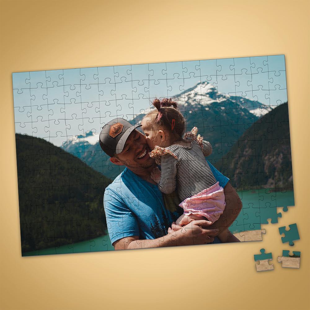 Father's Day Gifts Custom Photo Jigsaw Puzzle Best  35-1000 Pieces
