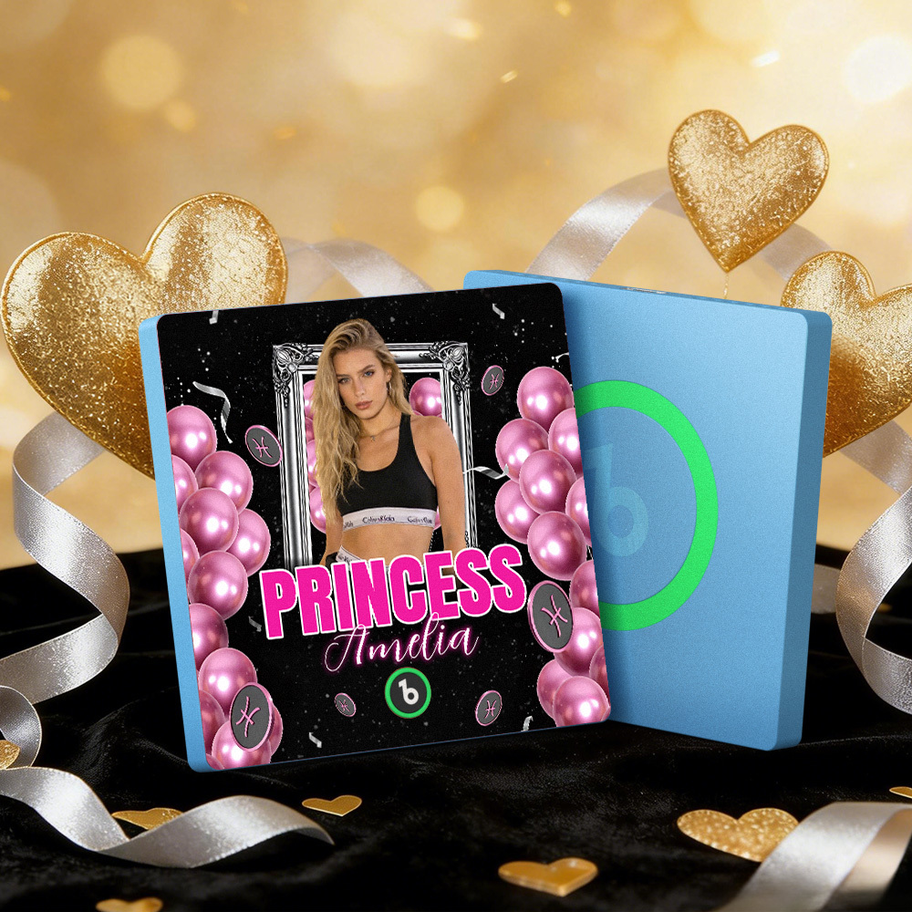 Custom Music Fridge Magnets Princess Style Colorful Frame Album Fridge Magnet Can Play Songs Gift - MyMoonLampAu