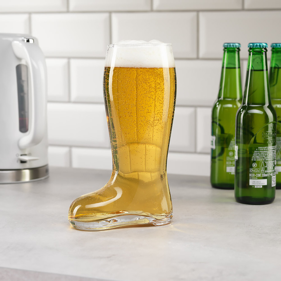 Durable Glass Beer Boot for Parties and Events
