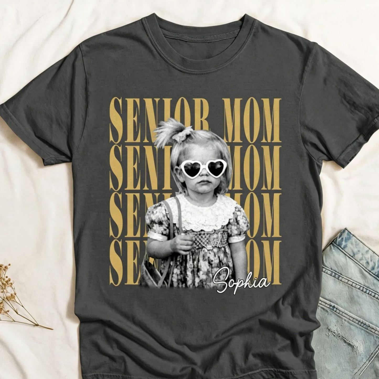 Custom Dad Vintage Photo Shirt: Personalized Fathers Day Shirt With Kids Photo, Funny Dad Shirt, Best Dad Ever Shirt, New Dad Gift - MyMoonLampAu