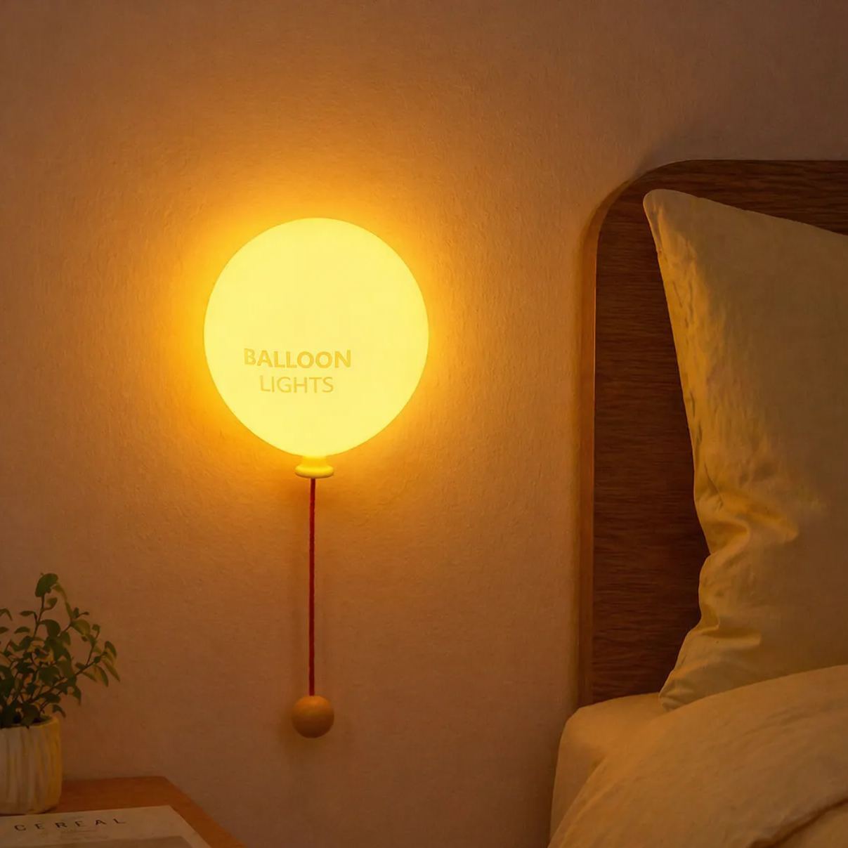 Personalized Balloon Night Light – Custom Name LED Lamp with Soft Glow, Rechargeable Kids & Gift Decor Mother's Day Funny Gift - MyMoonLampAu