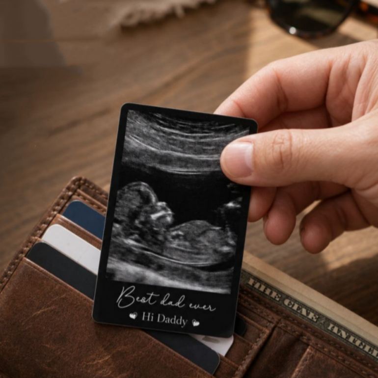 Photo Wallet Card for Dad, Father’s Day Gift, Personalized Sentimental Keepsake, Daddy Memory Card - MyMoonLampAu