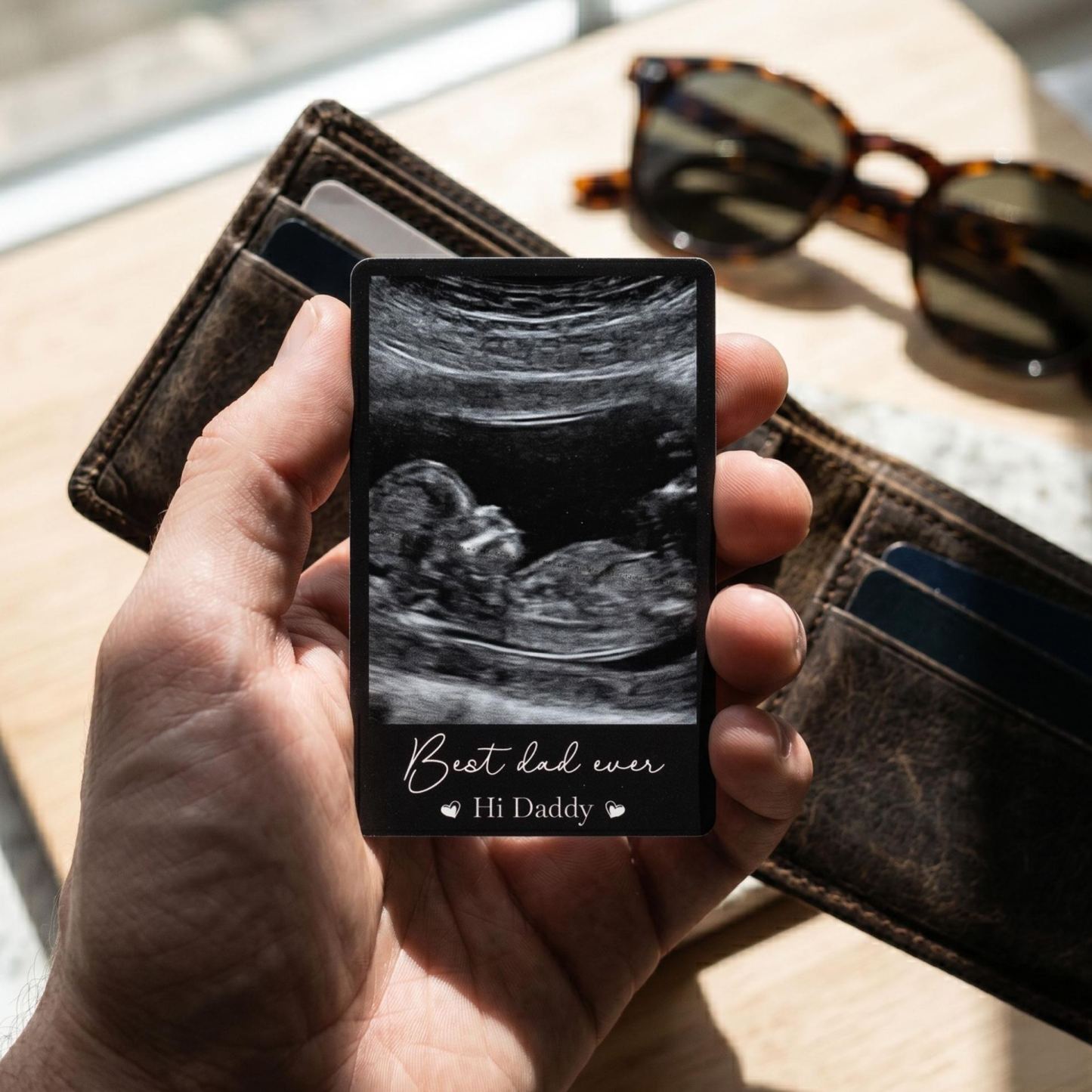 Photo Wallet Card for Dad, Father’s Day Gift, Personalized Sentimental Keepsake, Daddy Memory Card - MyMoonLampAu