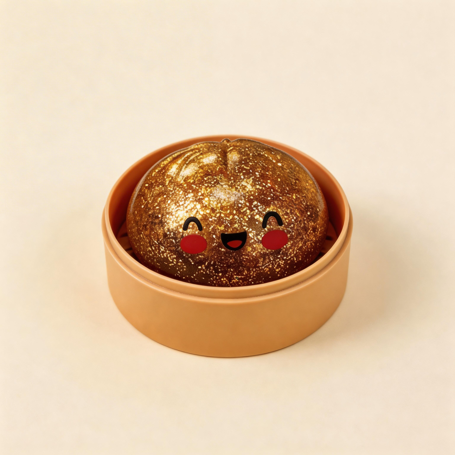 Glitter Dumpling Squishy Toys Steamed Bun Sensory Stress Relief Ball Novelty Desk Soft Squeeze Decompression Gift - MyMoonLampAu