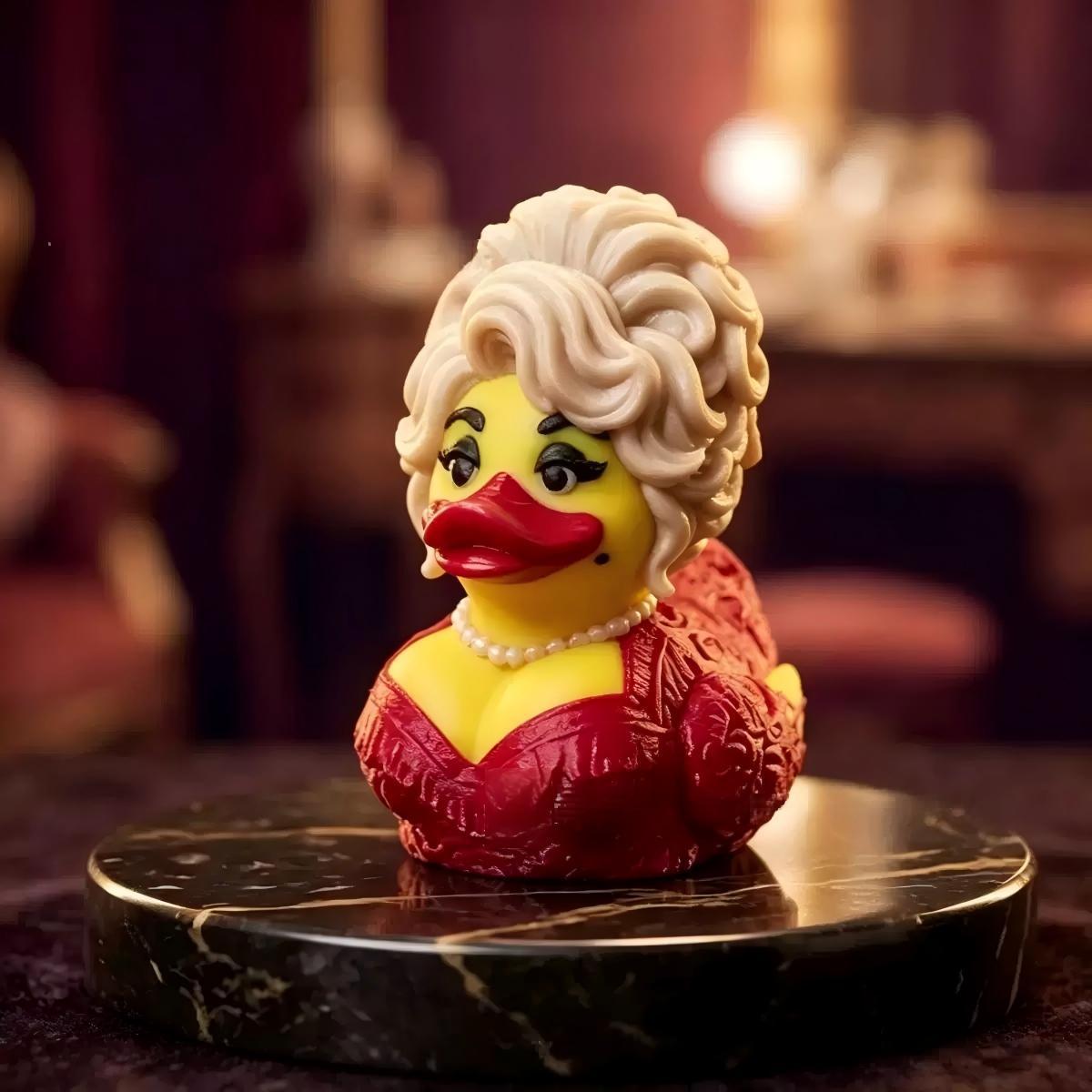 Memorial Duck Figurine Decorative Duck Keepsake, Cute Remembrance Ornament for Home, Office & Desk Decor - MyMoonLampAu
