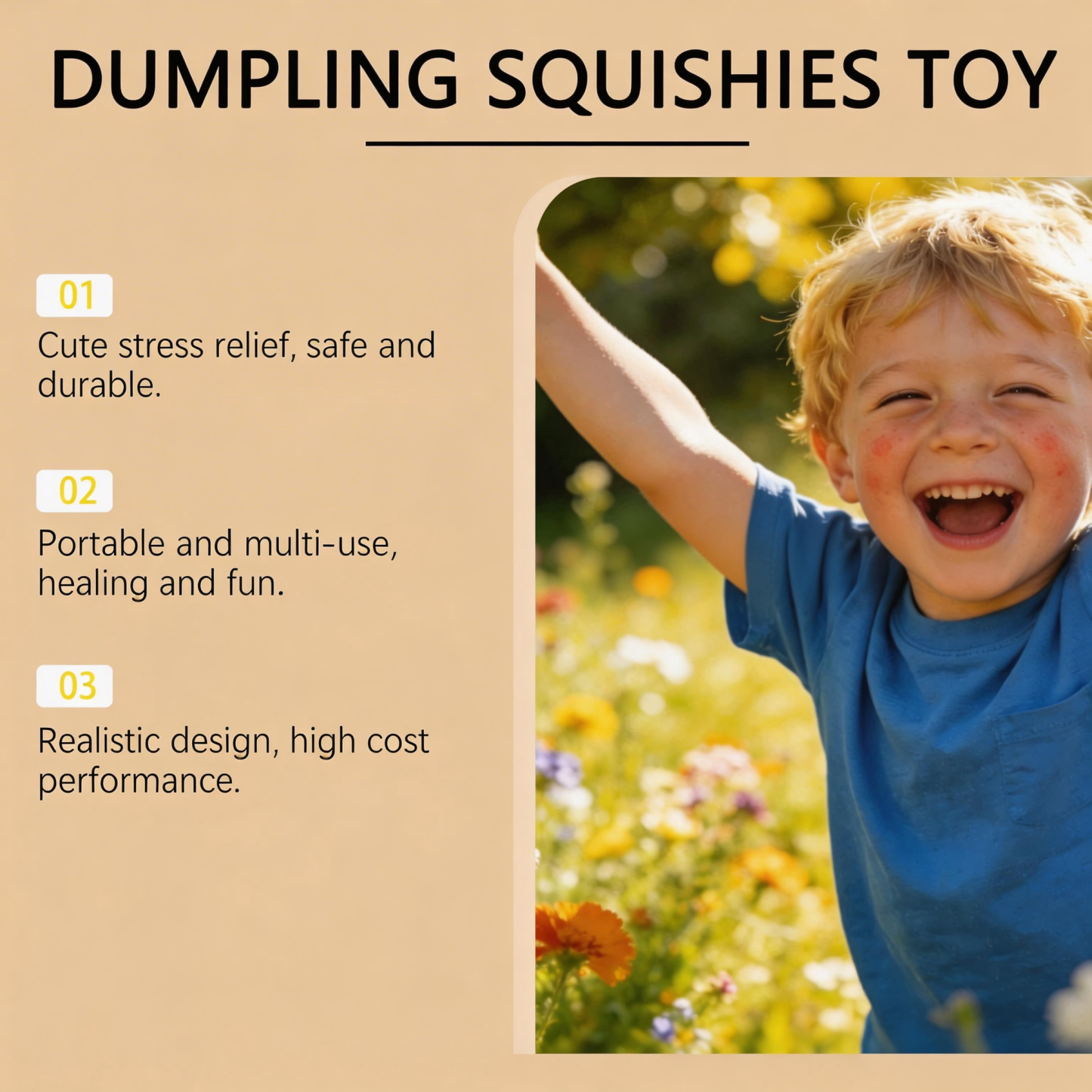 Glitter Dumpling Squishy Toys Steamed Bun Sensory Stress Relief Ball Novelty Desk Soft Squeeze Decompression Gift - MyMoonLampAu