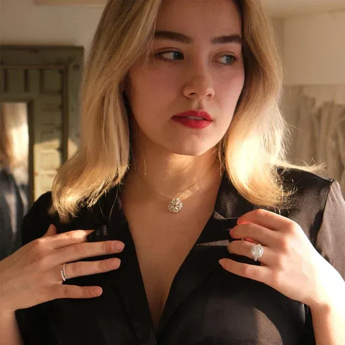 Valentine's Day Gift Lucky Heart Necklace Good Fortune Necklace Gift for Her - MyMoonLampAu