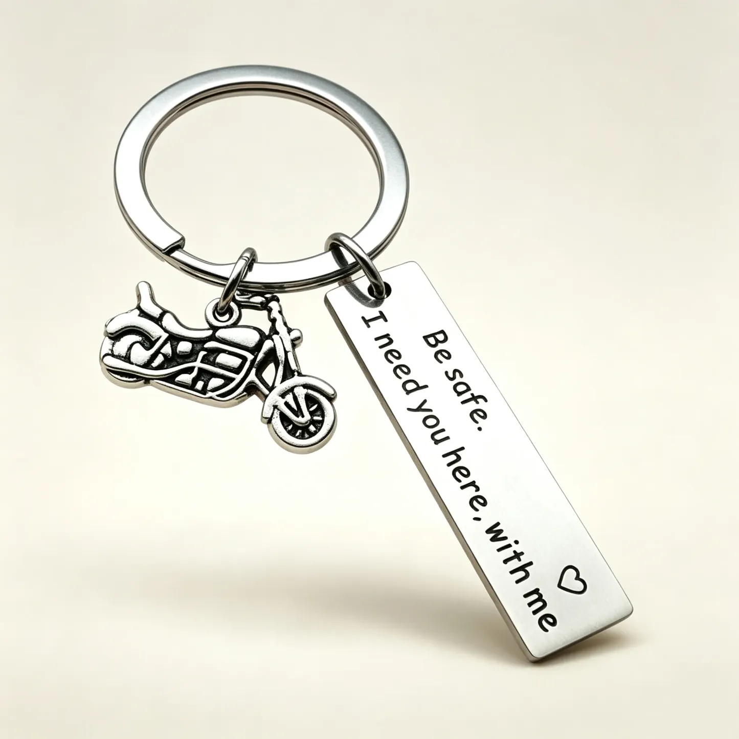 Inspirational Little Reminders Keychain Standard Inspirational Little Reminders Keychain Stainless Steel Dog Tag Gifts for Friends - MyMoonLampAu