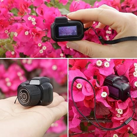 Keychain Camera, 1080P Mini Pixel Camera, Micro Mini DV/Camcorder, Portable Chain Camera with Eight Filters, Long Battery Life for Indoor and Outdoor use