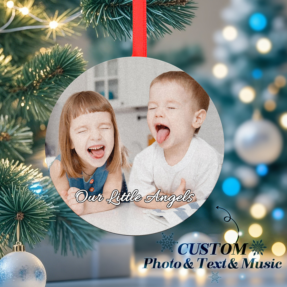 Christmas Ornaments Custom Music and Photo – Play Music, Relive Cherished Memories