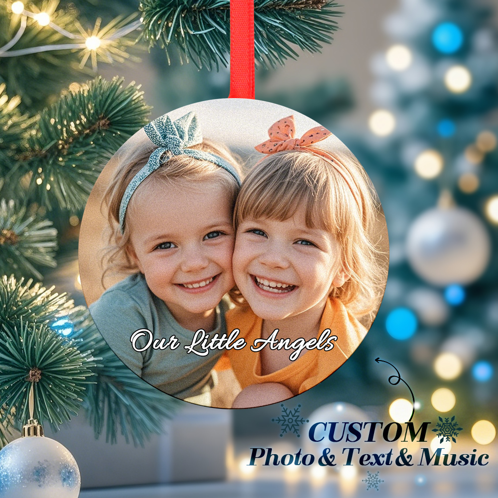 Christmas Ornaments Custom Music and Photo – Play Music, Relive Cherished Memories
