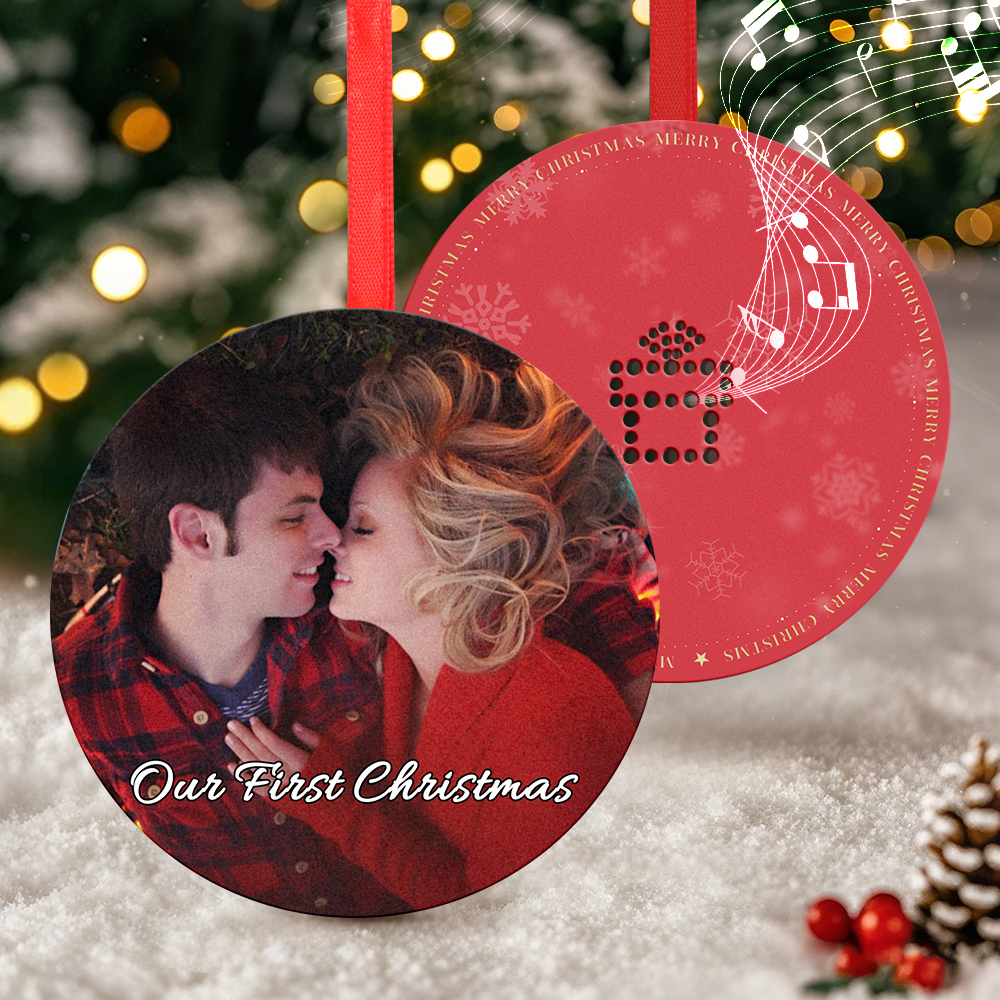 Christmas Ornaments Custom Music and Photo – Play Music, Relive Cherished Memories