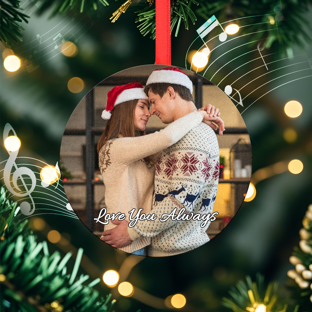 Christmas Ornaments Custom Music and Photo – Play Music, Relive Cherished Memories