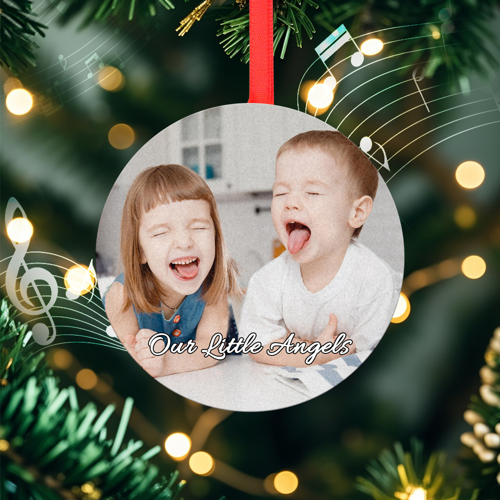 Christmas Ornaments Custom Music and Photo – Play Music, Relive Cherished Memories