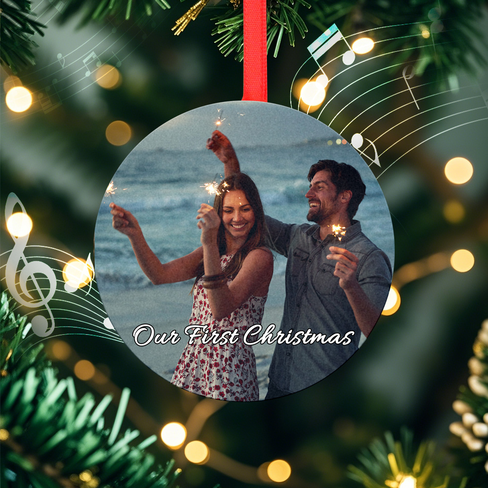 Christmas Ornaments Custom Music and Photo – Play Music, Relive Cherished Memories