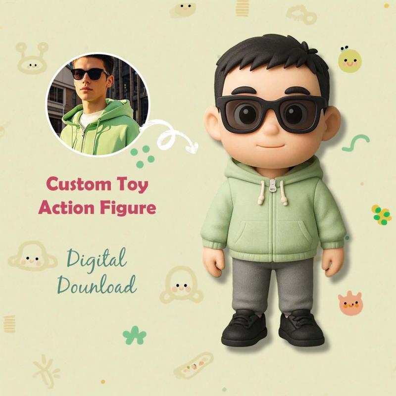 Custom Toy Figure 3D Mini Figures Personalization Photo Blind Box Gifts For Him/Her