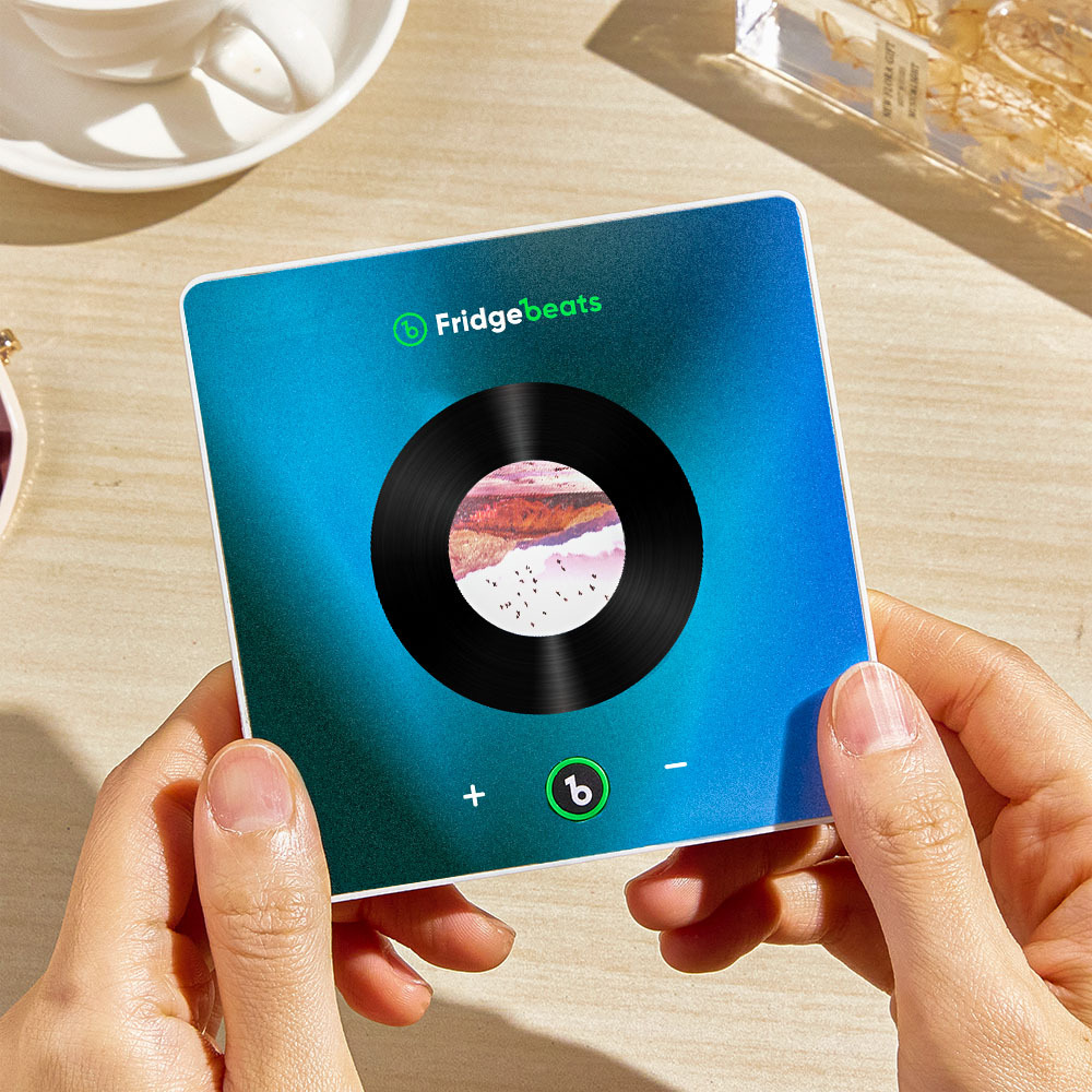 New 6.0 Upgrade Custom Music Fridge Magnets Personalized Video Can Play Songs And Adjust Volume Unique Anniversary Gifts - auphotoblanket