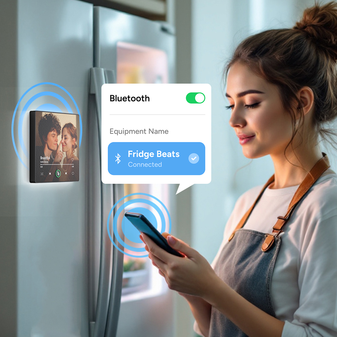 Custom Music Fridge Magnet Personalized New 4.0 Upgrade Photo Colorful Album Fridge Magnet Music Wall Photo Sticker That Can Be Played - auphotoblanket