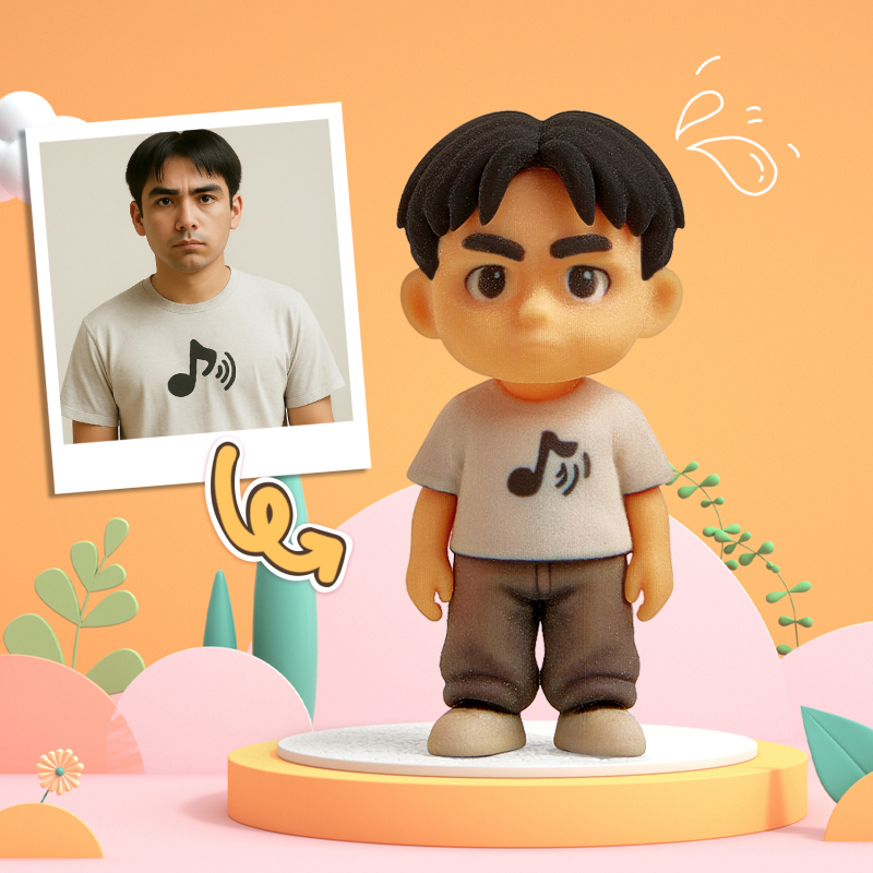 Custom Toy Figure 3D Mini Figures Personalization Photo Blind Box Gifts For Him/Her