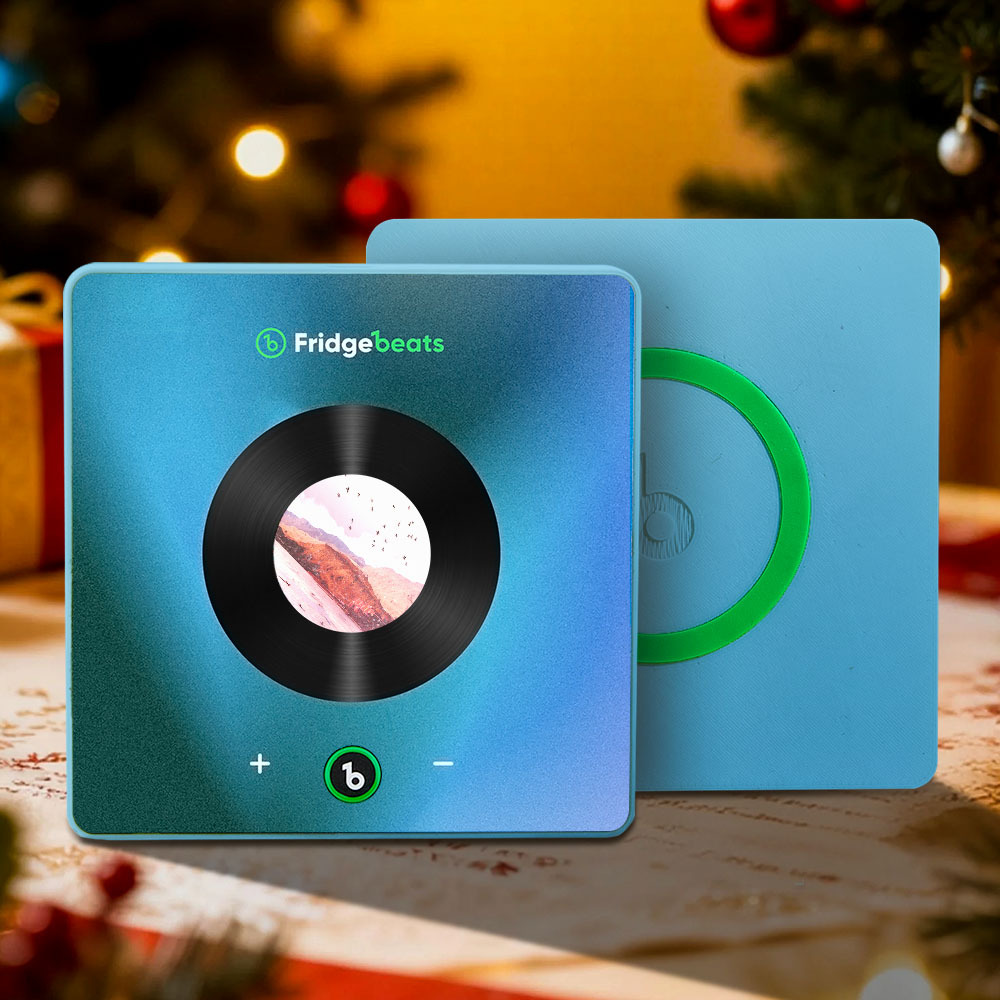 New 6.0 Upgrade Custom Music Fridge Magnets Personalized Video Can Play Songs And Adjust Volume Christmas Gifts - auphotoblanket