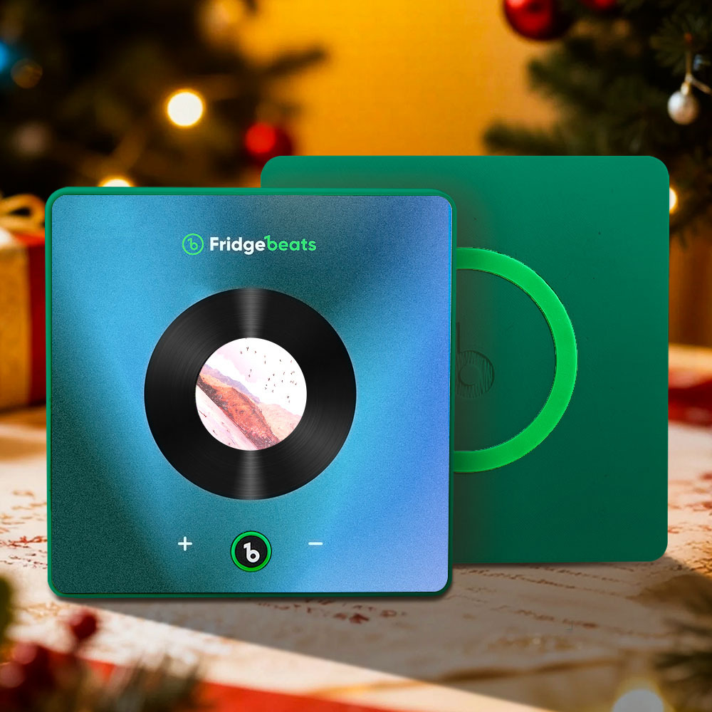 New 6.0 Upgrade Custom Music Fridge Magnets Personalized Video Can Play Songs And Adjust Volume Christmas Gifts - auphotoblanket