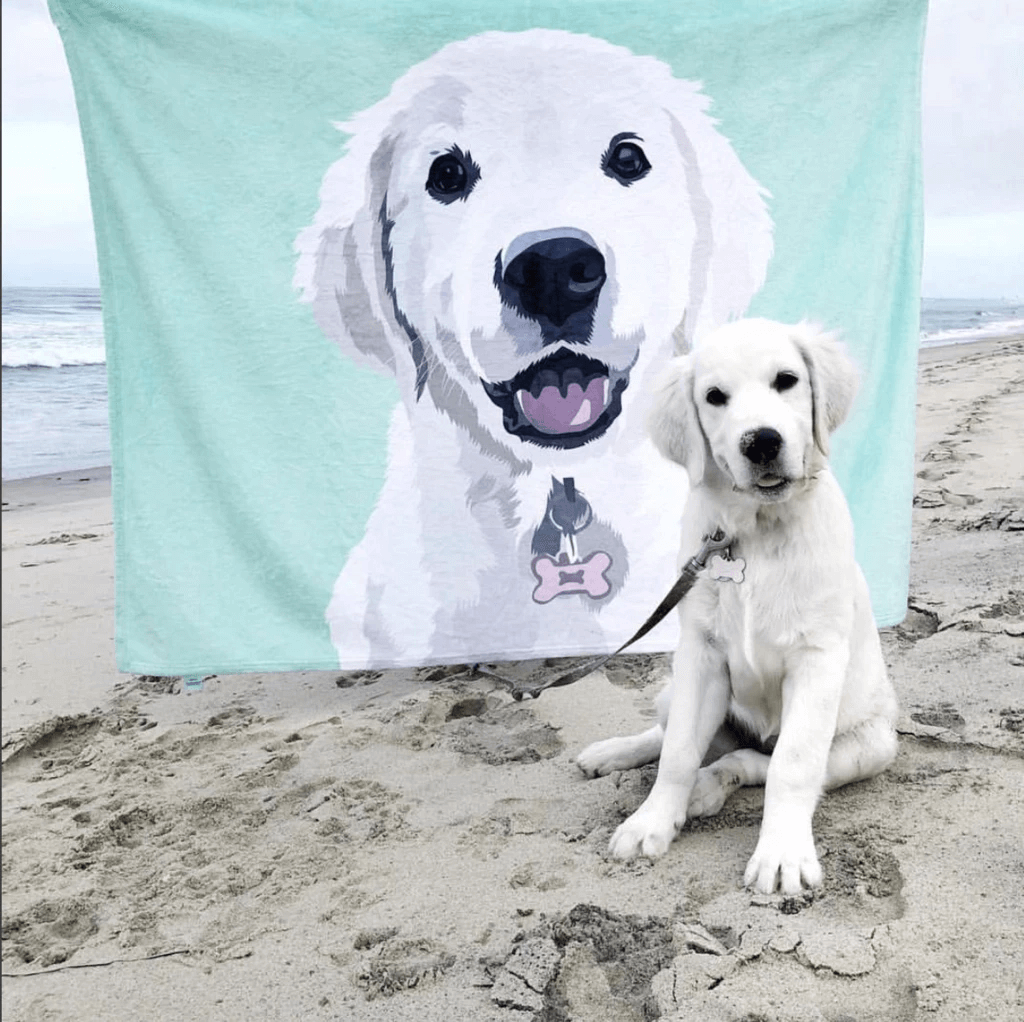 Custom Dog Blankets Personalised Pet Photo Blankets Custom Collage Blankets