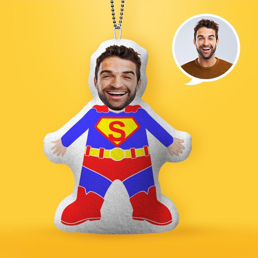 Custom Minime Superman Pillow Keychain