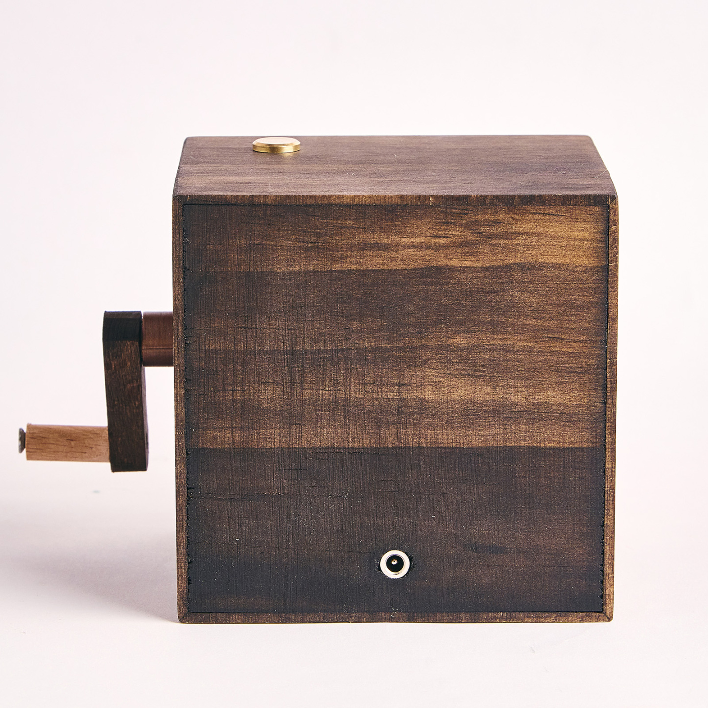 Custom Artisanal Flipbook Photo Display Personalized Walnut Hand-Cranked Cube with Light Perfect Gift - auphotoblanket